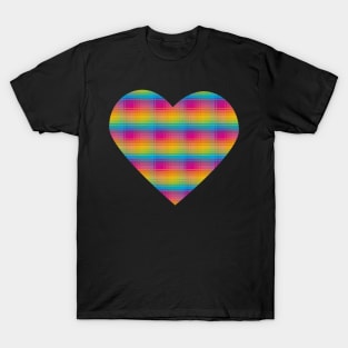 Rainbow Plaid T-Shirt